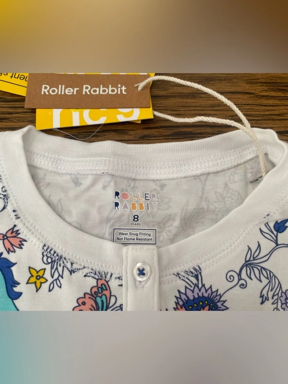 Roller Rabbit Little Girls Unicorn Pajamas Sz 8